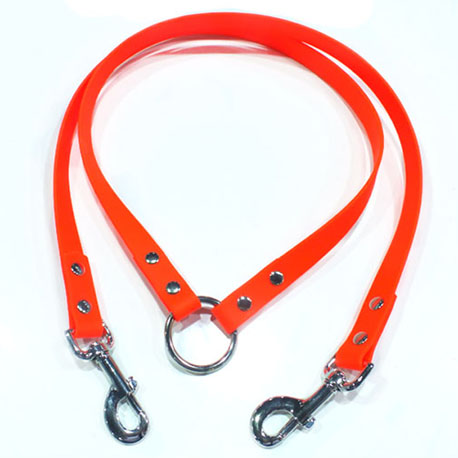 PVC dog leash with one O ring